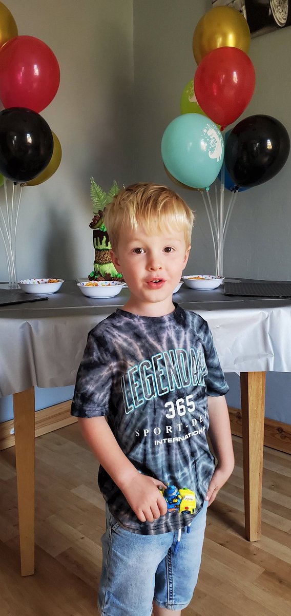 It was birthday celebrations this weekend for Max. Can't believe you are 4 now. Where has the time gone! xx 🥳  #Birthdayboy #birthdaycake #dinosaurs