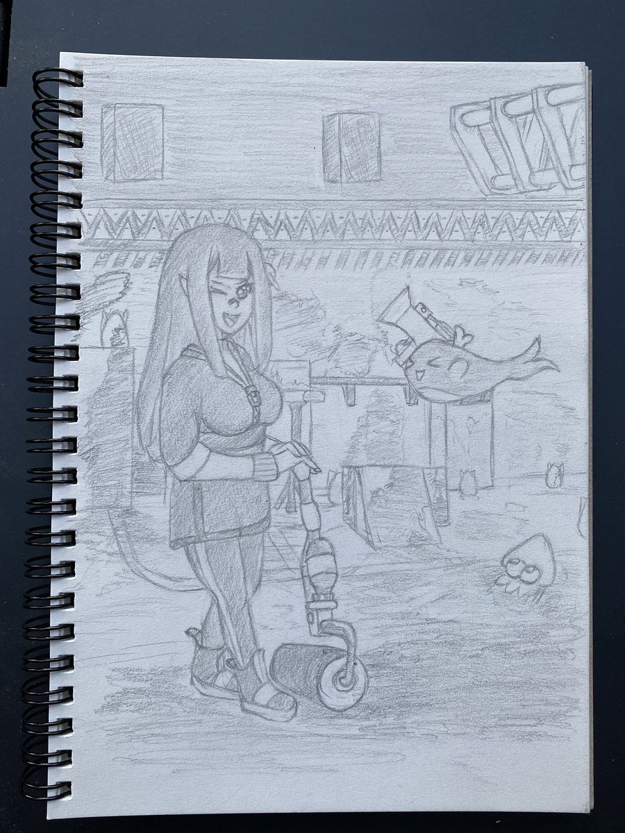 Harrosliv's tweet photo. New Splat game, New Splat model, so fun splat sketch for Pokey.
@PokeyPokums #POKEYArt https://t.co/DSfYgBZtF1