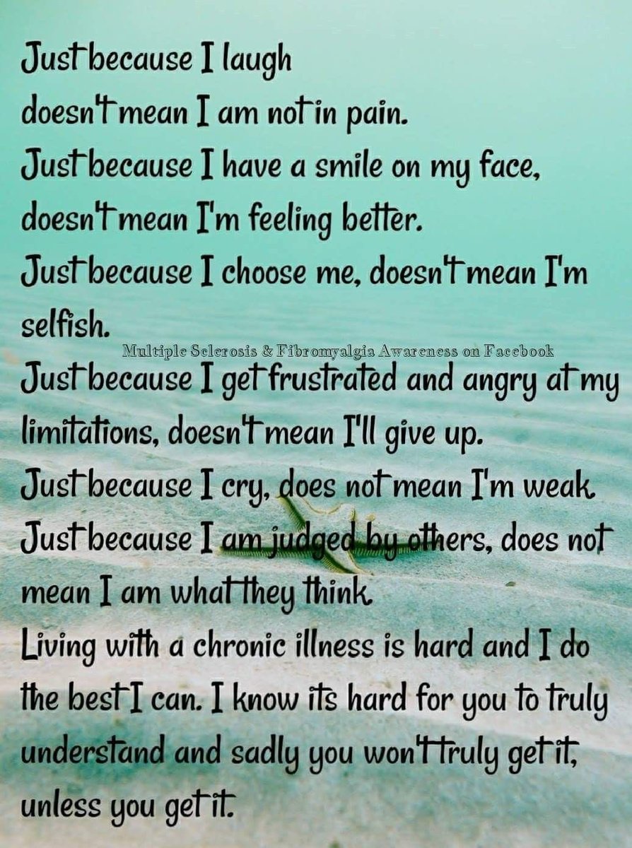 giantsdkw1013's tweet photo. Living with chronic muscle pain πππ’
#ChronicMusclePain #invisibleillness https://t.co/mlrgvy0p9E
