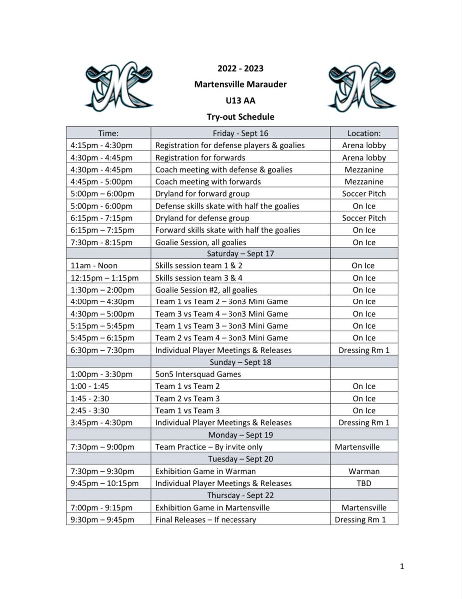 We’re suiting up for a competitive week/weekend! Good luck to all of our #marauders 👊🏼
