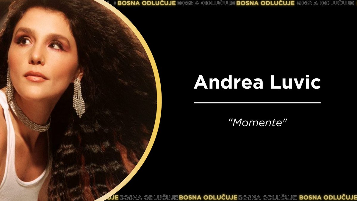 BHRT_nt's tweet photo. 08 | Andrea Luvic - "Momente"

Genre: Contemporary
Language: Bosnian/English
Inspiration: young love and also the heartbreak

#BosnaOdlučuje https://t.co/cXDXxAlC7D
