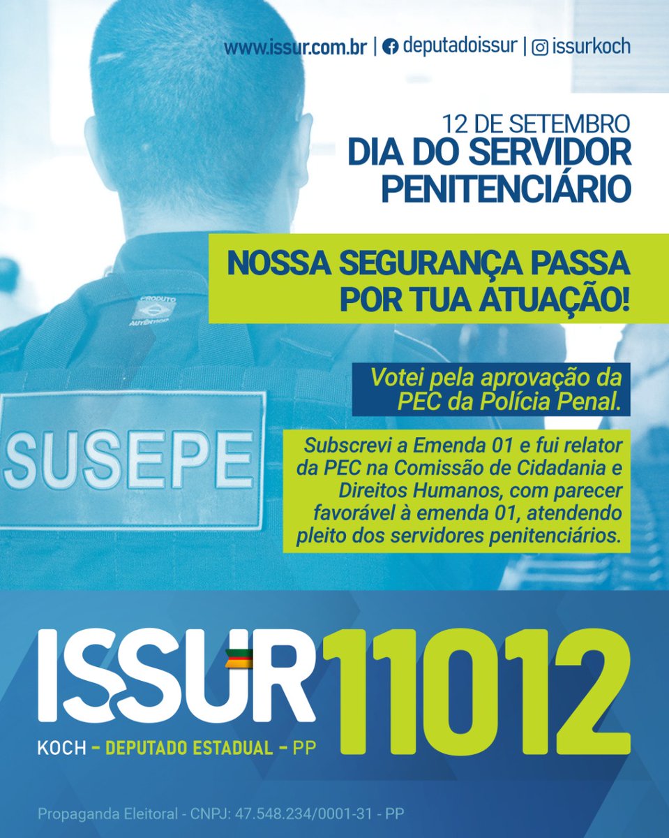 oissur's tweet photo. Parabéns, policial penitenciário! 👮👮‍♀️ Nosso reconhecimento aos homens e mulheres que cuidam da gente! @apsusepeof
@AprovadoSus
@JefersonSusepe.@HiltonSUSEPE
@Tiago__Susepe @PoliciaPenalRS https://t.co/cFBsJqbNl2