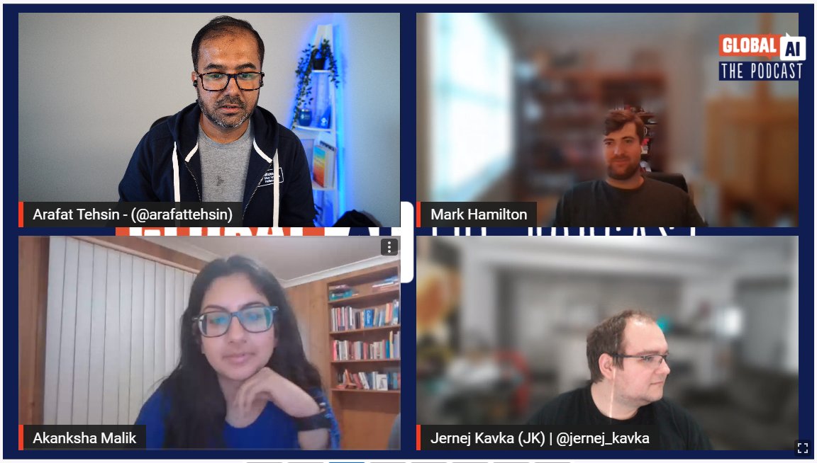 It's an early podcast thing today with one of the our favorite software engineers, machine learning researcher at Microsoft, <a href="/mhamilton723/">Mark Hamilton</a> - any guesses on the topics?