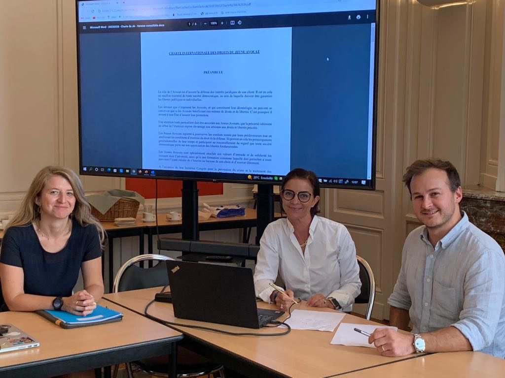 fnuja's tweet photo. ✍️ Le @Barreaulille rejoint la liste des signataires de la Charte Internationale des Droits du Jeune Avocat. 👏 https://t.co/7sDRPpCgUi
