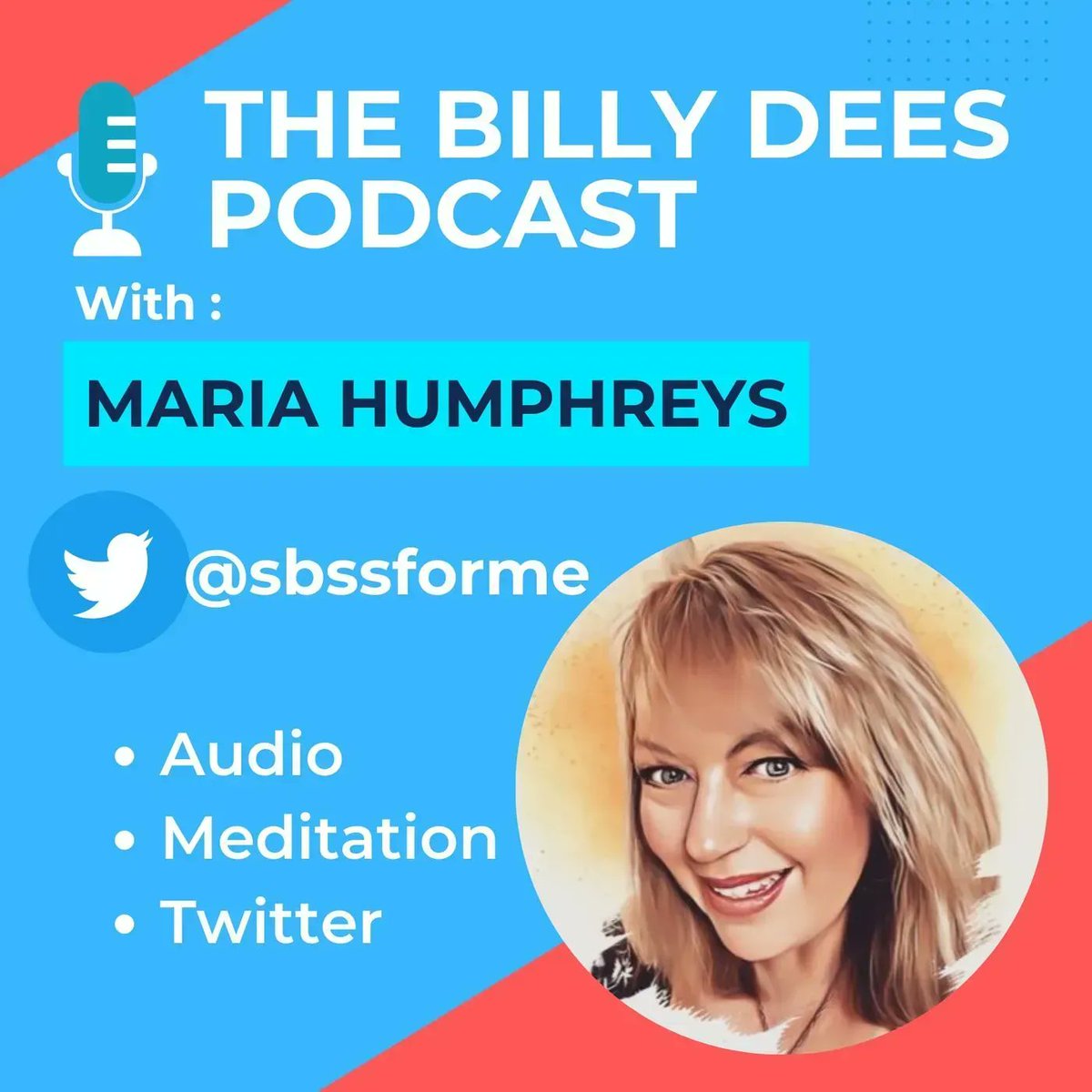 BillyDees's tweet photo. On the @podcast @sbssforme @techie_maria we discuss #TwitterSpaces #meditation #spirituality #audio #ContentCreator #PodernFamily #PodNation @GoodpodsHQ https://t.co/FM6lay7FkA https://t.co/1GSjJOKzvY