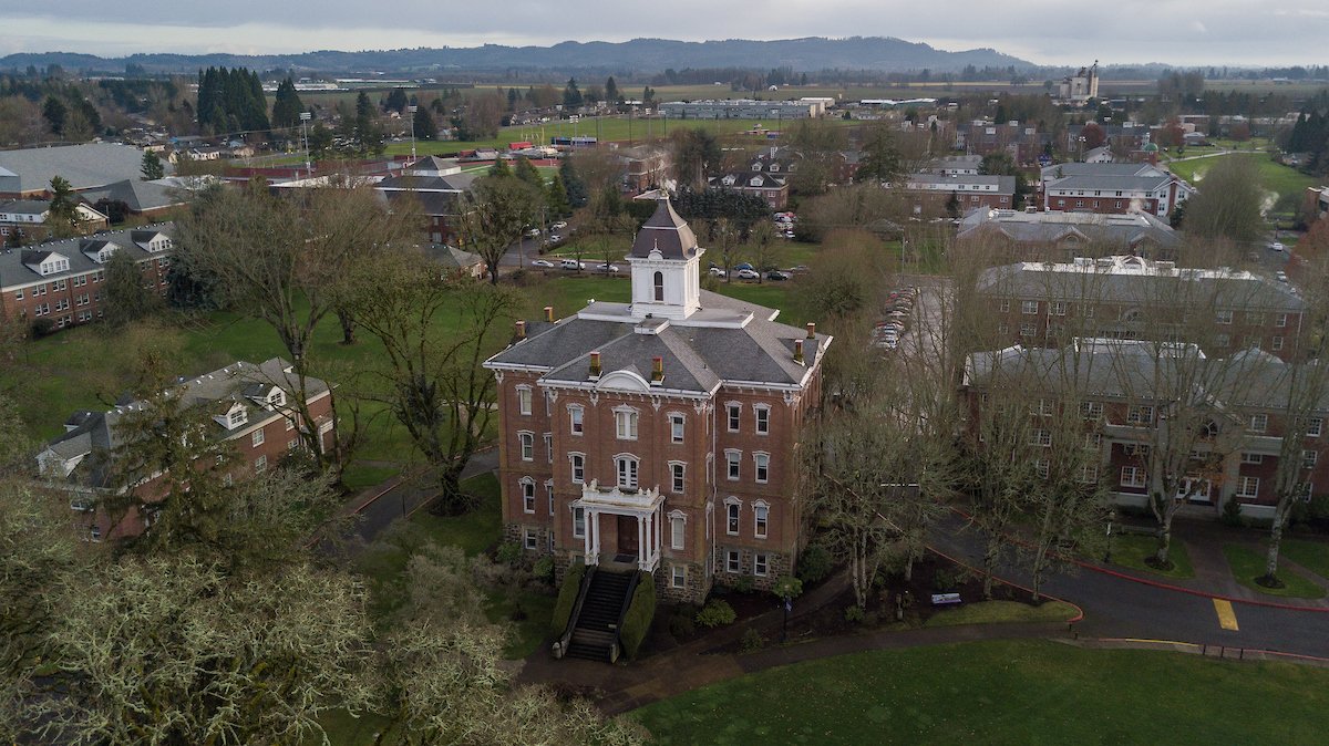 Linfield University tweet media