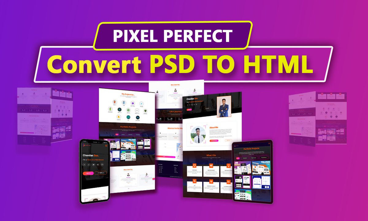 Chandan50870305's tweet photo. Do you need a website? Need to convert PSD to HTML?
Need a bootstrap responsive website? I'm a front-end web designer and developer. I'll provide what you want exactly.
You can contact me via Fiverr:  https://t.co/0QDpMSrVPk

tags: #needwebsite #psdtohtml #webdesign #Webdesigner https://t.co/kYeT3pNe0p