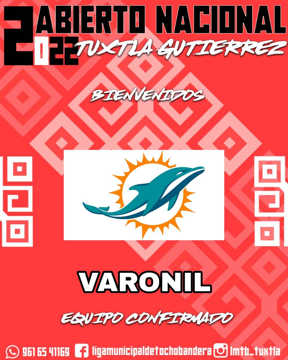 Constantino_930's tweet photo. Bienvenidos al 2o. Abierto Nacional Tuxtla LMTB 2022
#LMTB #FLAGFOOTBALL #TOCHITOBANDERA #SLMV #TOCHOBANDERA #CAÑAHUECA #NACIONAL #ABIERTONACIONALTUXTLALMTB https://t.co/B661XRG2oh