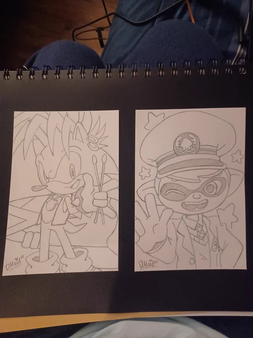 For those who bought my prints this week, thank you! I've shipped them out today. I have 12 copies left! Once they are gone I won't make more. For a limited of time, I'll draw a custom pencil sketch of your OC along with your order.🥰

US only

Order here: https://t.co/ODgX8LTPVb 