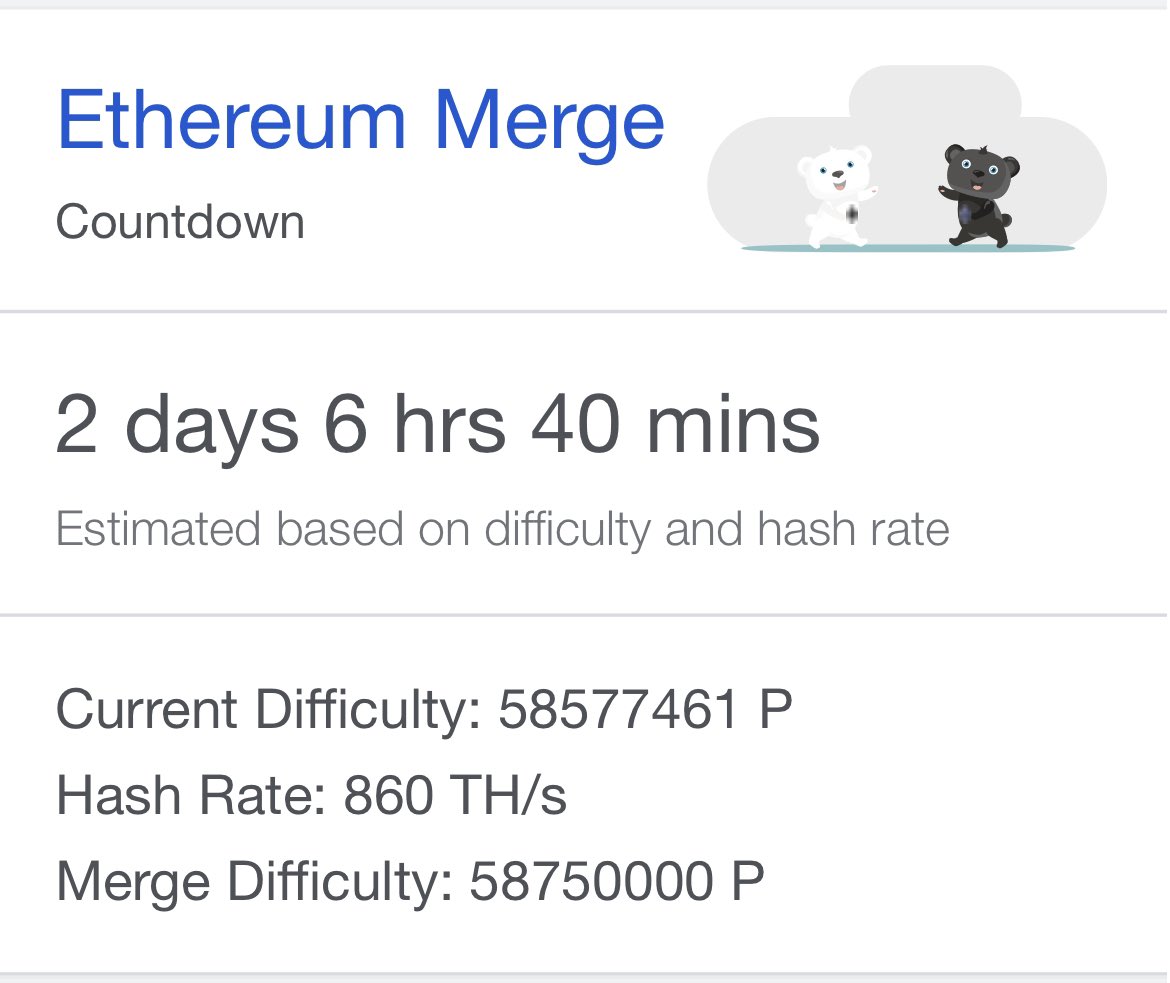 2 days 6 hrs 40 mins ⏳ #TheMerge