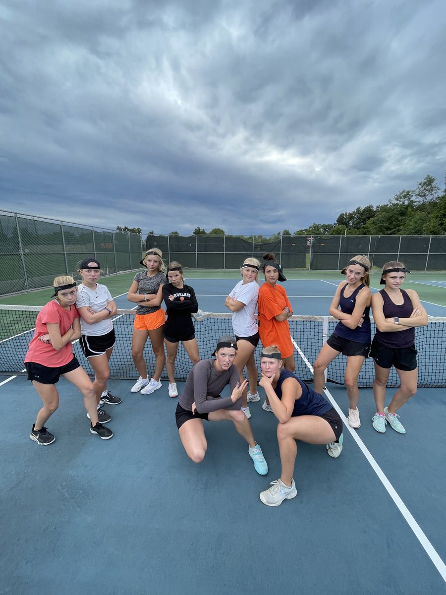 LPawTennis's tweet photo. Practice day 🎾 This team means business 🎾🤣 https://t.co/gxp7w4lEB1