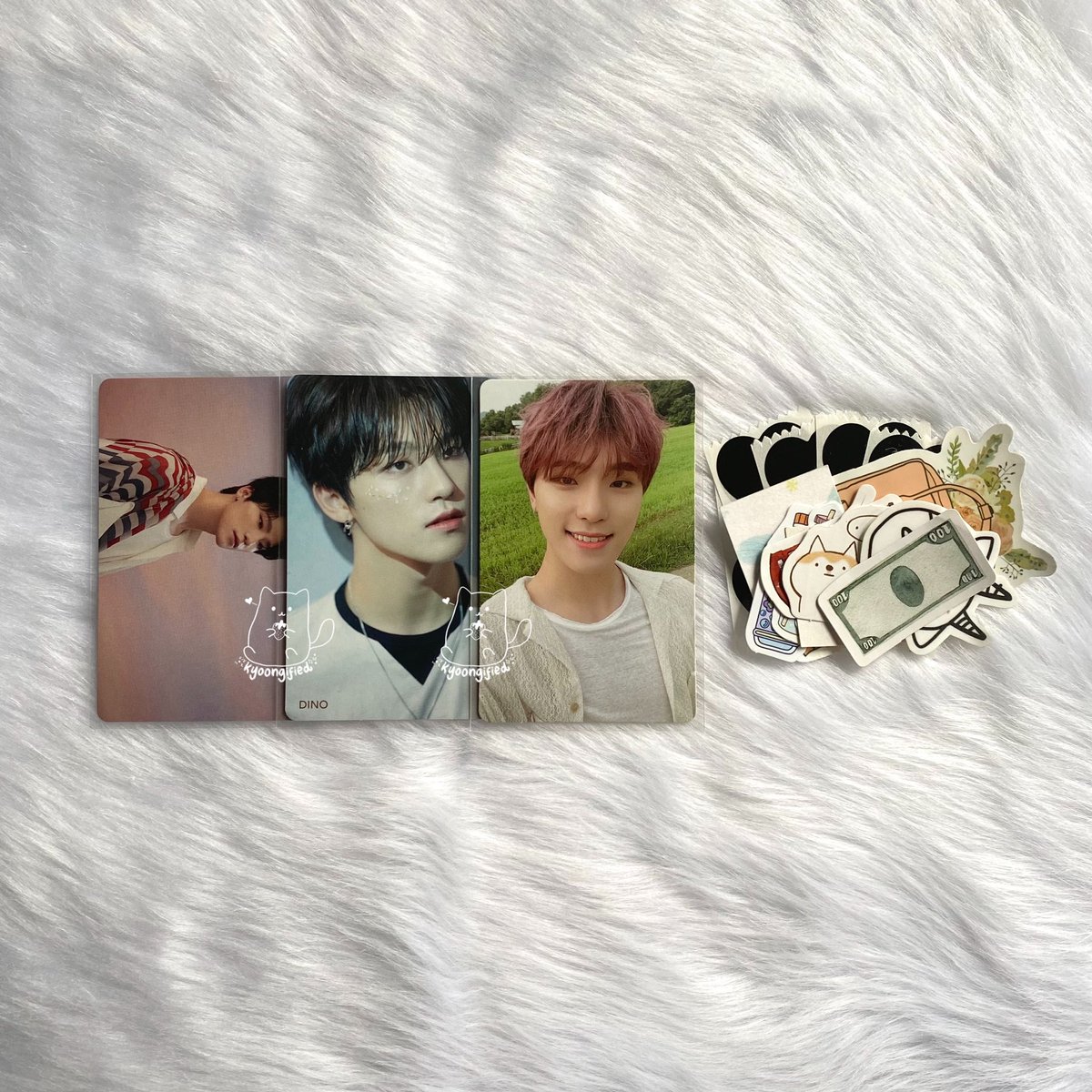 kyoongified's tweet photo. — 💌: @211hauls #from211hauls 

stickers na may konting pcs HAHAHAH andami >< vv quick to respond sa dms. thank you for letting me adopt these dino pcs! 🤍 https://t.co/HfiJ0kfKP7