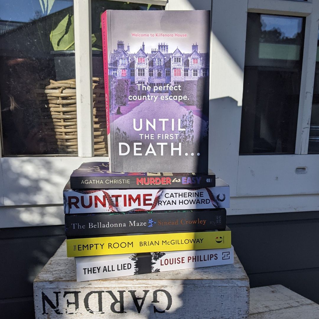 Who would like to win some lovely books?! With fab early reviews  coming in (yay &amp; phew!) for The Mystery of Four, I've got an advance copy, plus a pile of books I've loved, to give away on 19/9 to a new subscriber to my Readers' Club newsletter...join at samblakebooks.com!