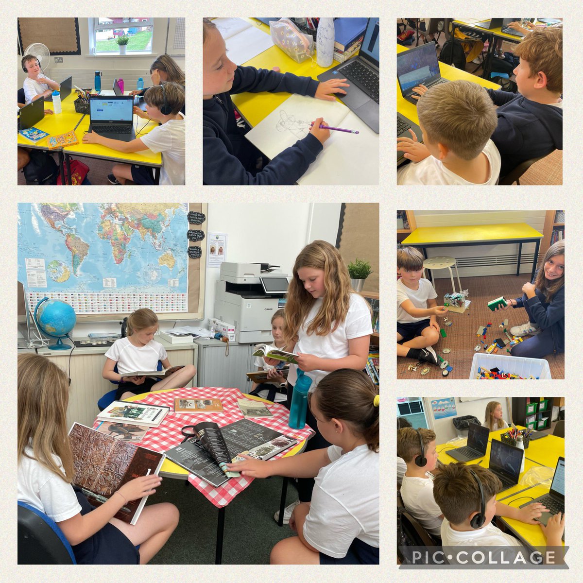 SullyPS's tweet photo. A very busy day & a wide range of skills used by #spsyear6 during our immersion day for our new topic, Wars of the World! #spscurious #spscreative https://t.co/3obZV9iRCs