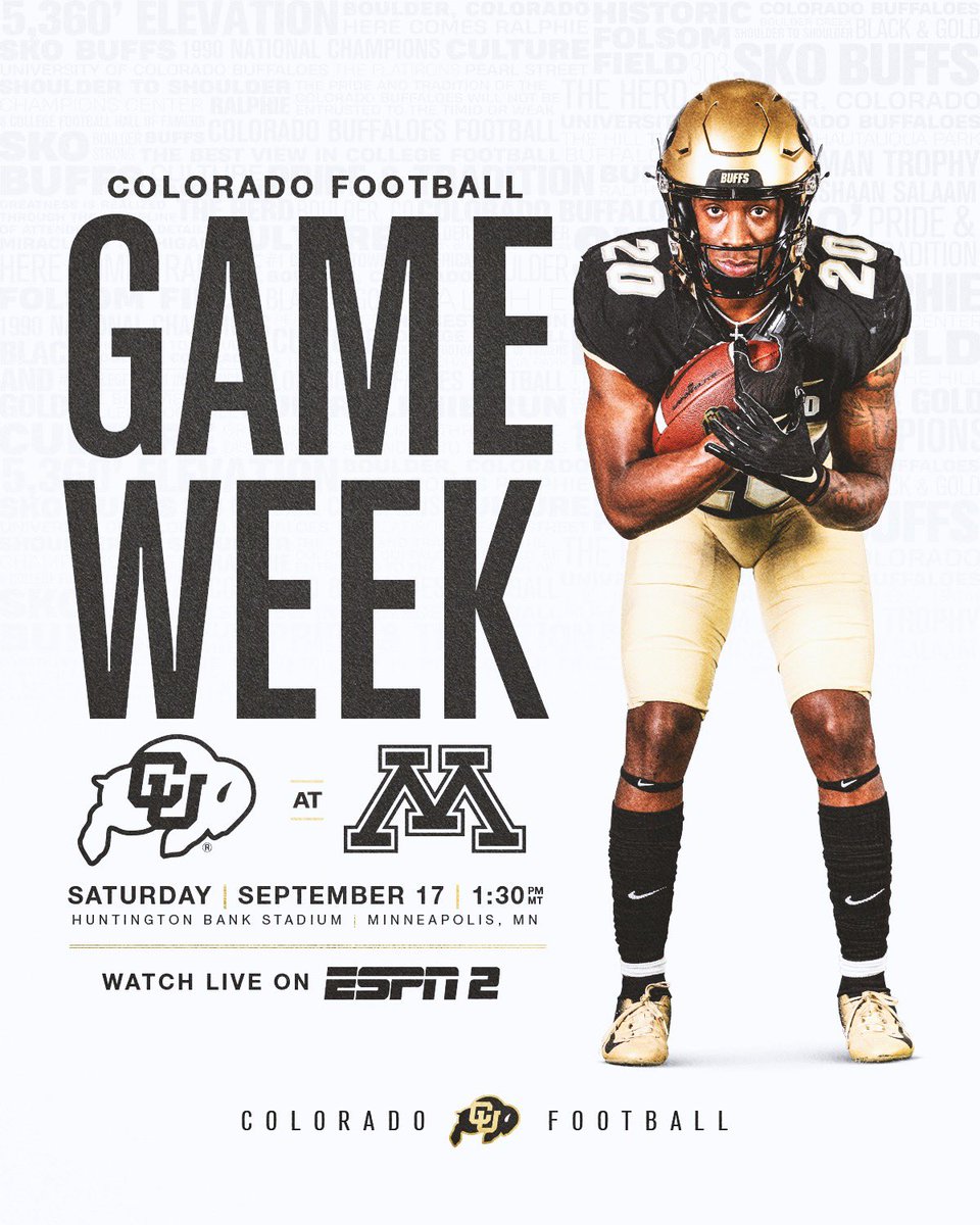 Back on the road this weekend. #GoBuffs | #CUlture 🦬