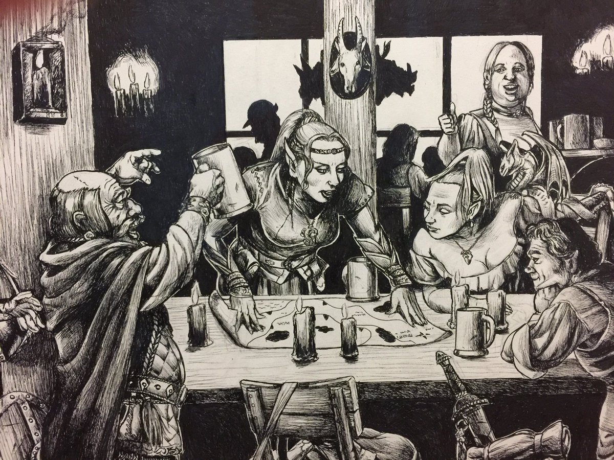 Almost forgot, peace and Happy Birthday to Jim Holloway D&amp;D artist, always remembered 🎲🎨
#DnD #dndartist