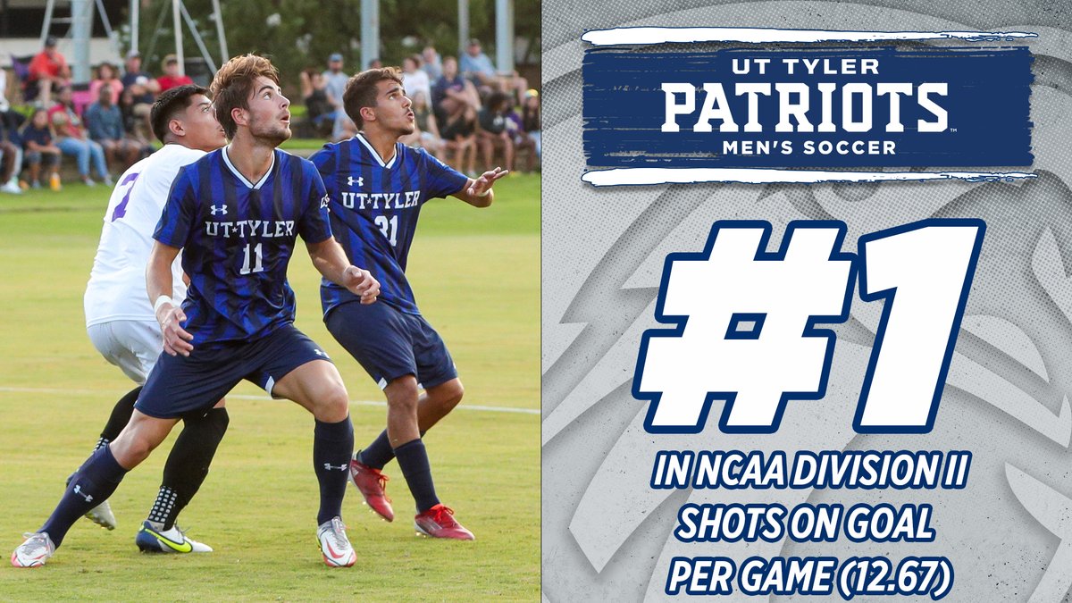 UT Tyler Patriots (@uttylerpatriots) on Twitter photo MSOC | They're number two in Division II in scoring, but <a href="/patriot_msoccer/">UT Tyler Men's Soccer</a> is number one in Division II in both shots and shots on goal per game!
#SWOOPSWOOP MSOC | They're number two in Division II in scoring, but <a href="/patriot_msoccer/">UT Tyler Men's Soccer</a> is number one in Division II in both shots and shots on goal per game!
#SWOOPSWOOP