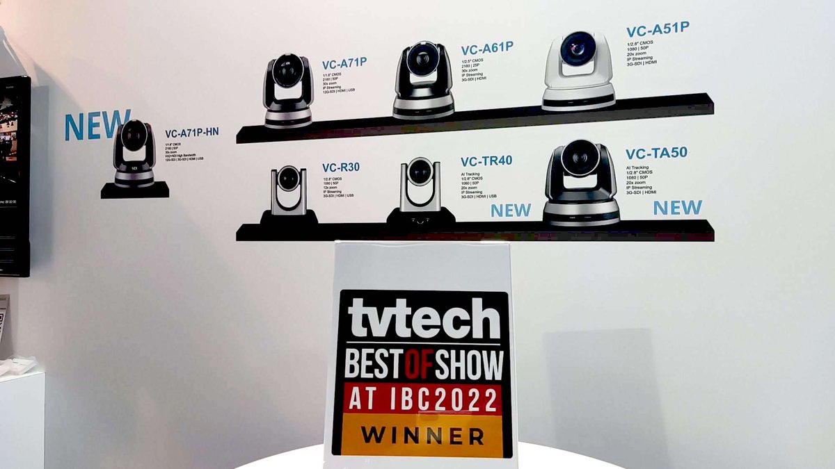 LumensLadibug's tweet photo. Exciting news! Lumens' upcoming VC-TR40 #AutoTracking Camera has been judged as a winner in the Best of Show: TV Tech category in this year's Best of Show awards at IBC 2022.
#bestofshow #ibcshow #ibc2022 #ibc22 #broadcasting #LumensProAV #LumensCamera #avoip #avoverip #avtweeps https://t.co/L3aSjZqn0W