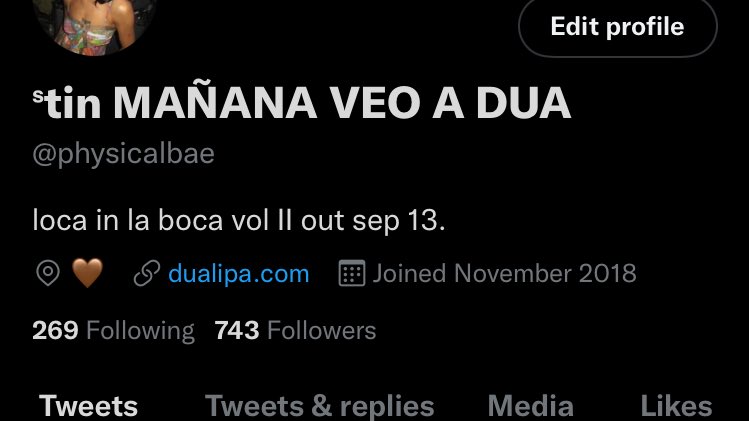 como q dua esta en caminito mi profecía está por hacerse realidad