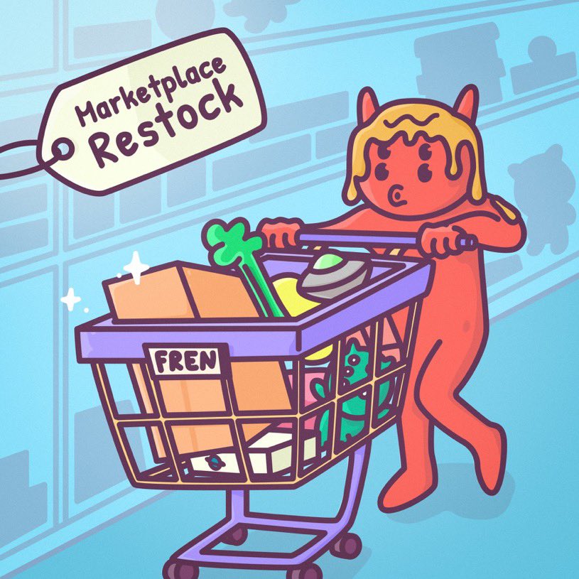 alienfrens's tweet photo. The Marketplace has just been restocked with new NFTs, Custom Items and Experiences 💚

We have also added the following:

- Fren Coin Official Calculator

- Fren Coin Leaderboards

What would you like to see in the future? 🖖 https://t.co/FfjRC5D5sv