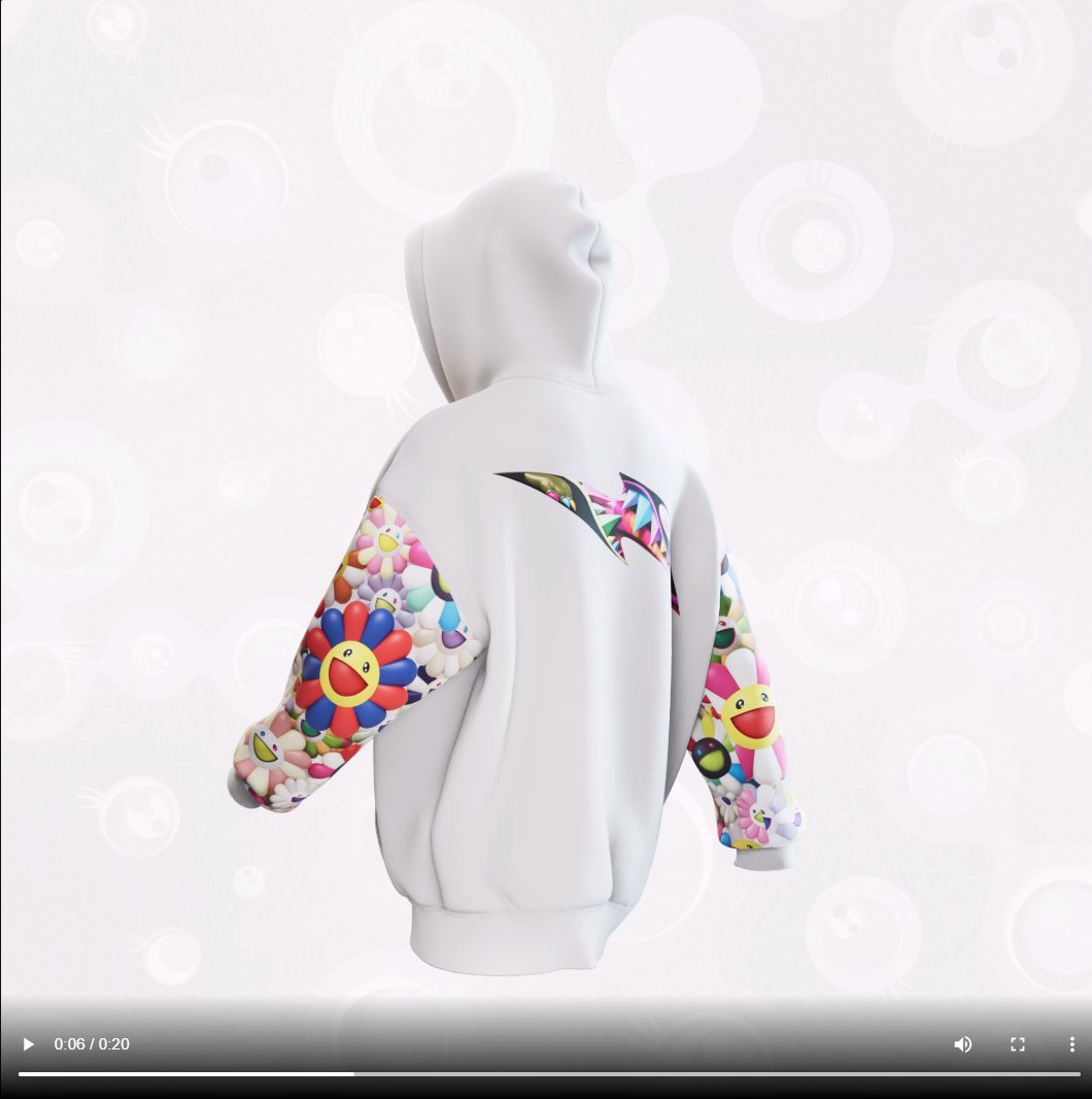 Buildobam's tweet photo. Couldn't resist.. 
Just forged a @takashipom hoodie🌸 https://t.co/5ZUk1xXf0m
