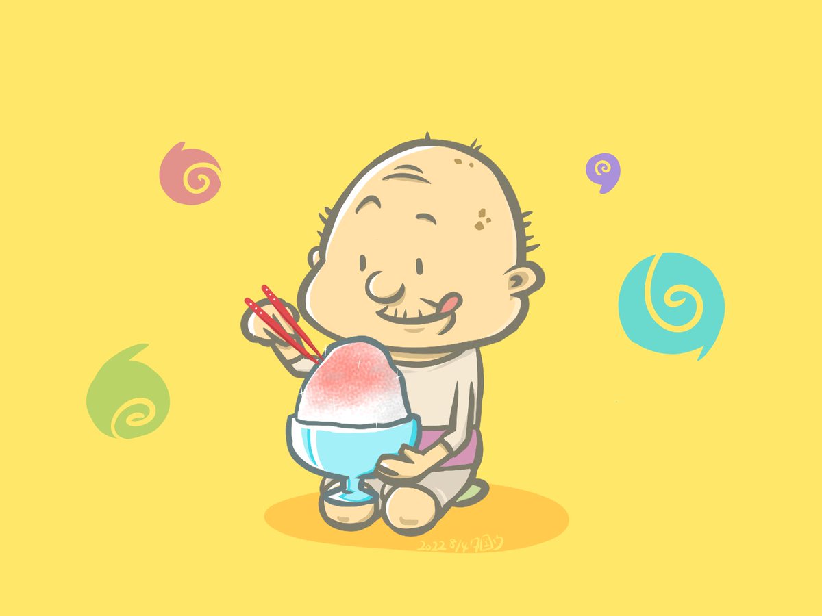 「8月② 8/4〜7 #先月描いた絵を晒そう #イラスト #Illustratio」|タロウ@一日一絵のイラスト