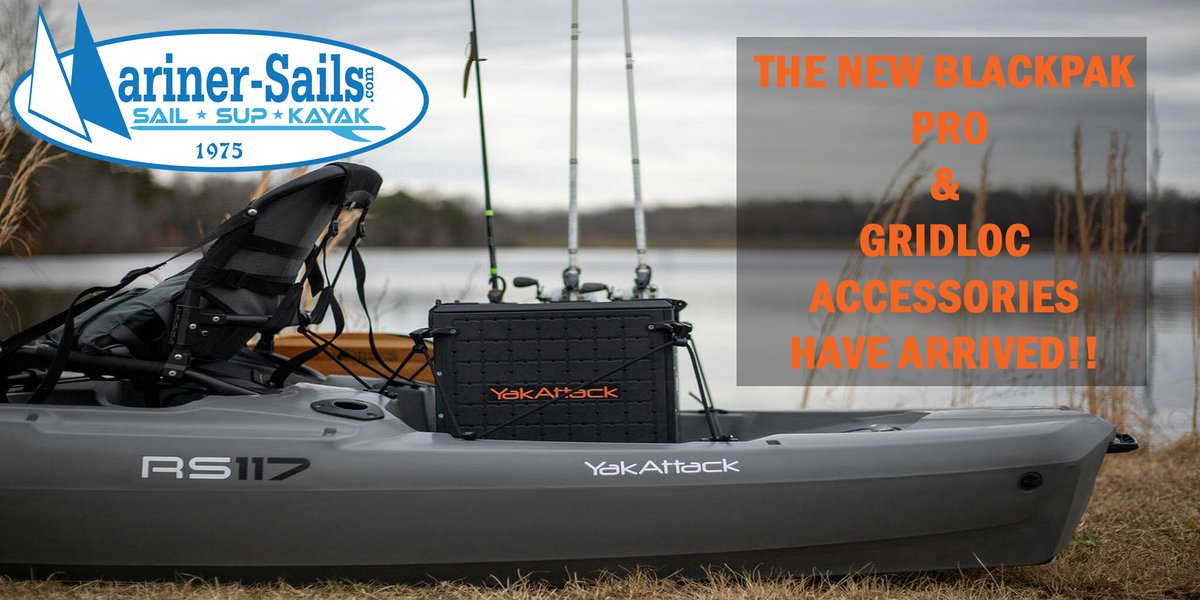 MarinerFun's tweet photo. YakAttack BlackPak Pro and GridLoc Accessories are what you have been looking for to help organize your tackle so you can spend less time searching for the right lure and more time catching lunkers: https://t.co/oJ6Ifmdl5R https://t.co/KEdHwNfhZ0