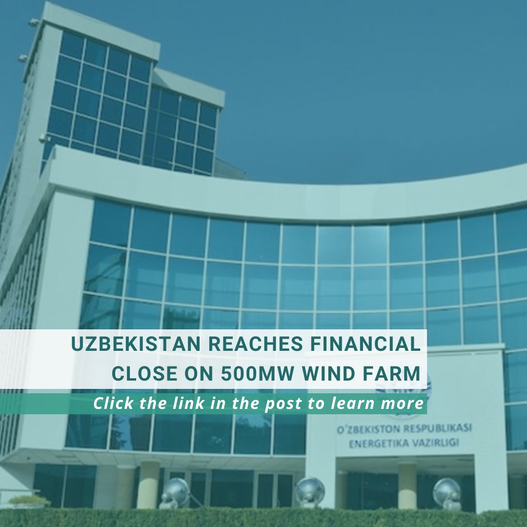 The_Greenpact's tweet photo. 🍃 The #windfarm will be built by @Masdar. It'll be the largest in #CentralAsia, powering 500,000 homes &amp; replacing 1.1  Mts of #CO2 annually, per the MiEnergy of #Uzbekistan. https://t.co/O9xboQ4jXd.

⚡ #ESGfinance in the current geopolitical context: https://t.co/e6r2RRIFPZ https://t.co/pZdH58eN88
