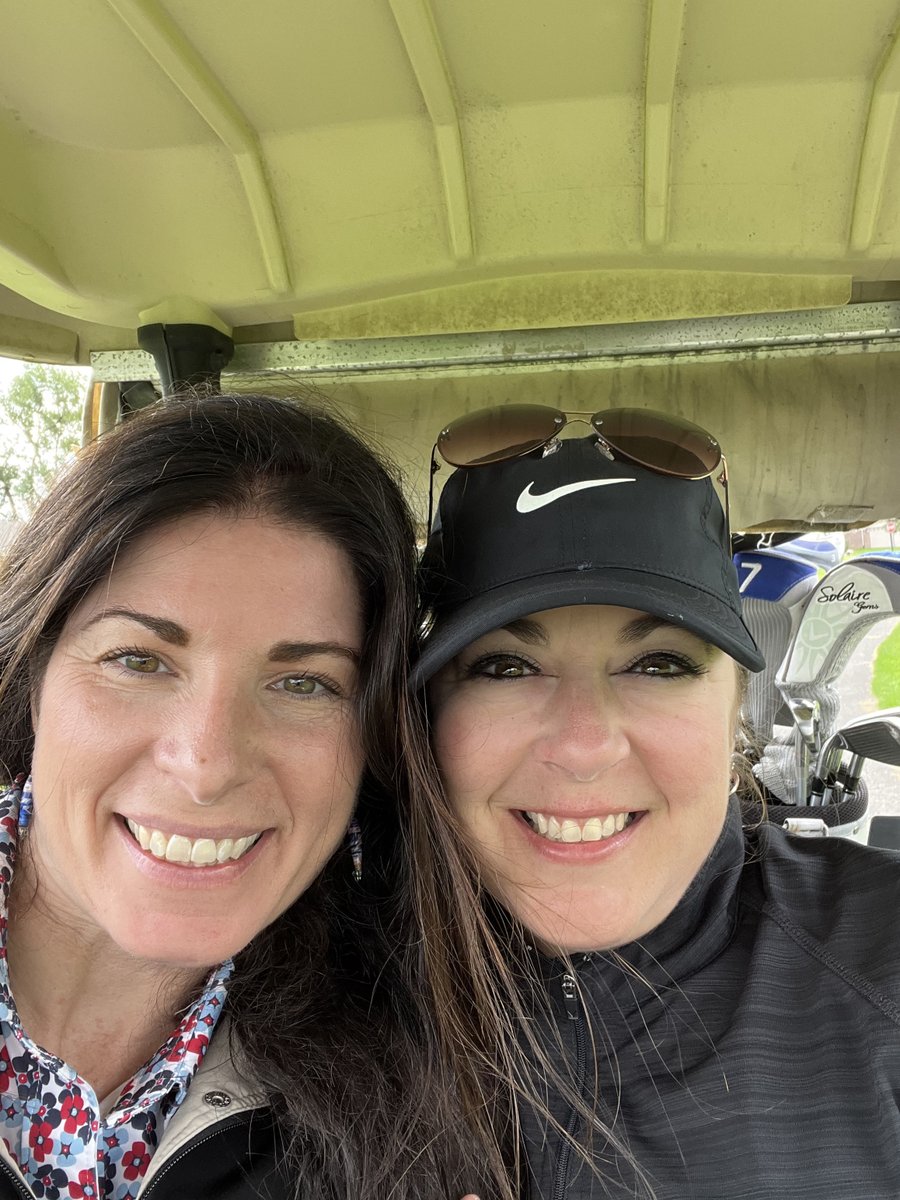 Golfing with great friends at Paint Creek Country Club! Wonderful weather too⛳️