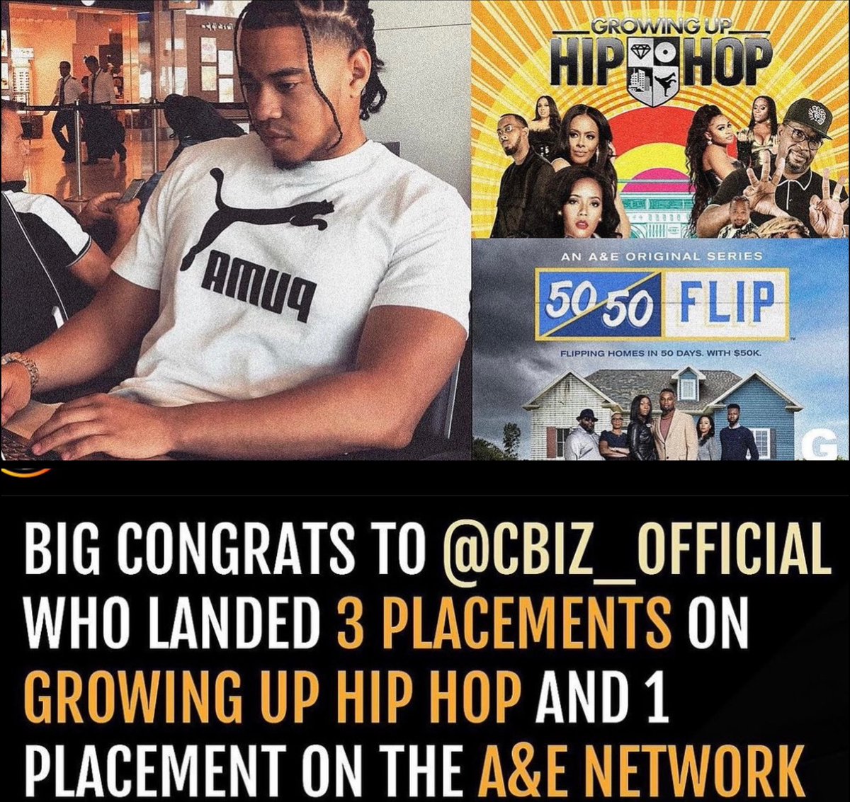 More placements in the books lets go💪🏽🚀

#tvplacements
#Synclicenses
#Cbizproductions