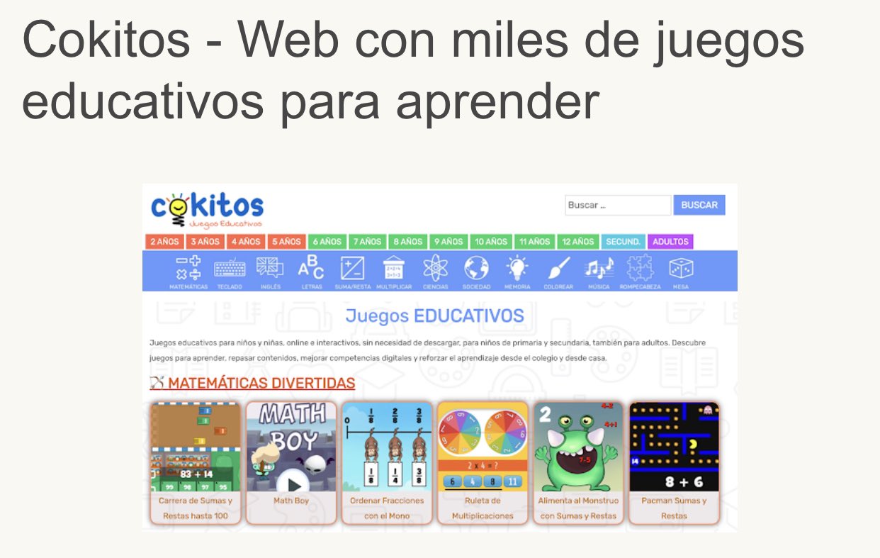 AYUDA PARA MAESTROS: Cokitos - Web con miles de juegos educativos para  aprender