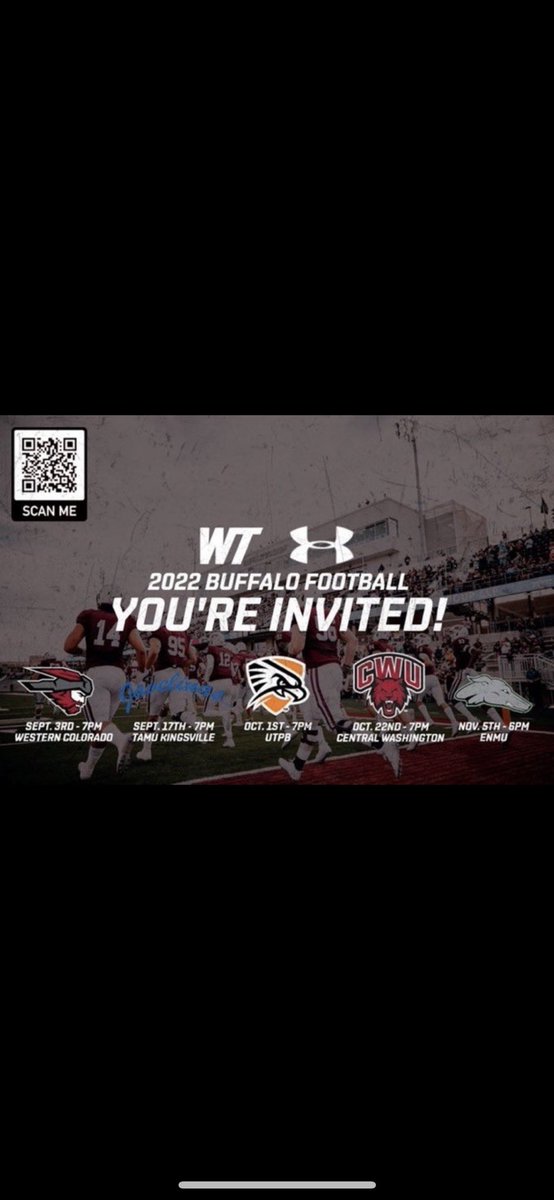 Joe_1aylor's tweet photo. Thanks for the game invites !! @Coach_HunterH @WTAMUFootball https://t.co/tE6Ra3r4yd