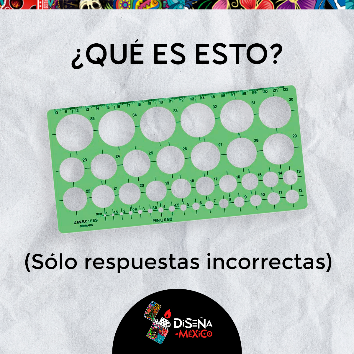 DiseniaTuMexico's tweet photo. Creativos🙌 ¡Vamos a jugar! 🤭
.
¿Que piensan que es esto?🧐
.
👉 El que publique la respuesta incorrecta mas ✨creativa, tendrá una semana excelente.☺️

.
.
#DiseñatuMexico #Concurso #Diseño #Premios #Tabasa #Zippo  #Noblehouse #Arte #Cultura https://t.co/JLpN8Jq7et