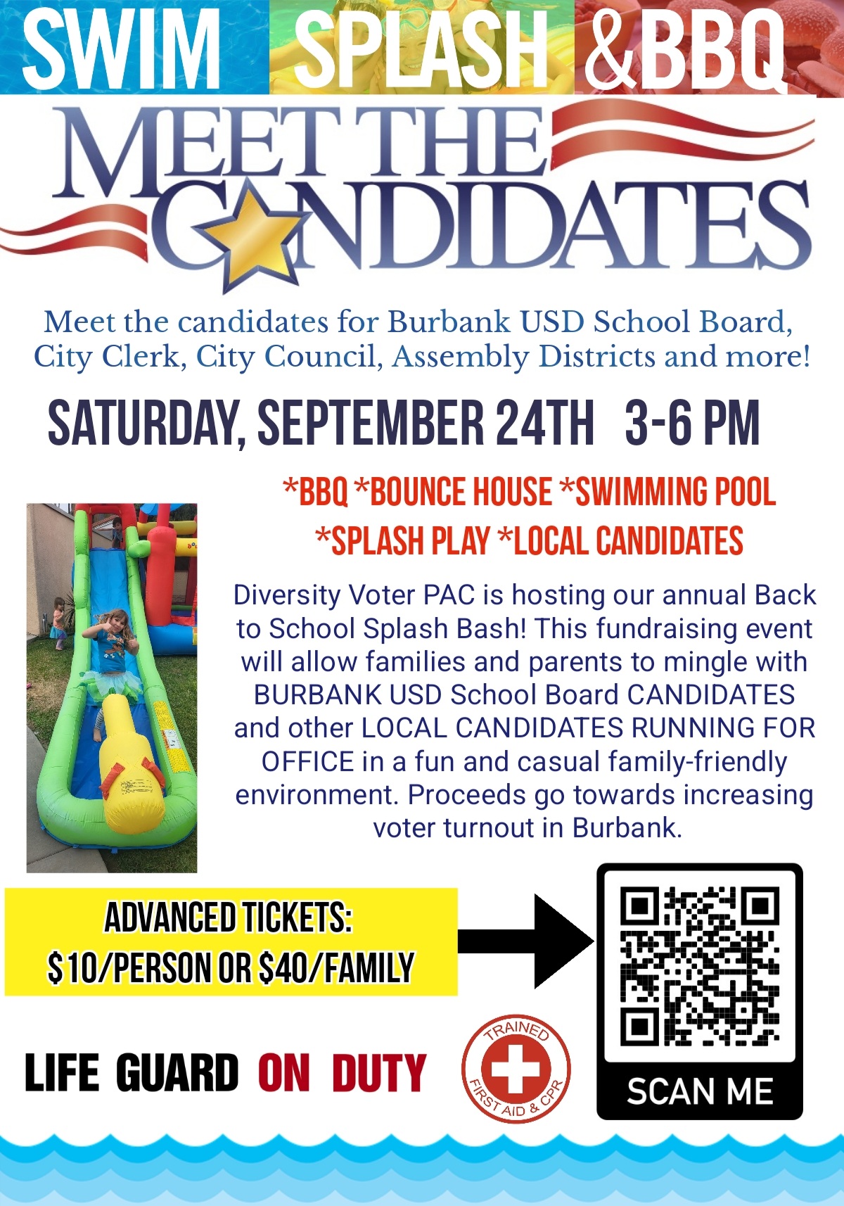 myBurbank News on Twitter "MEET THE CANDIDATES Splash Bash & BBQ — Our