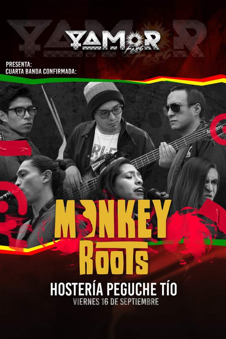 monkeyrootsss's tweet photo. ¡Hola amig@s!
Nos vemos en pocos días y estamos felices de volver por las tierras de verde amarillo y rojo. ✊🔥
.
.
#YAMORFEST 2022
VIERNES 16 SEPTIEMBRE / 21H00
📍Otavalo, Ecuador
.
.
¡ LOS ESPERAMOS !
.
.
O R I G I N A L R O O T S
#MonkeyRoots #Reggae https://t.co/PPJHB0lv3u
