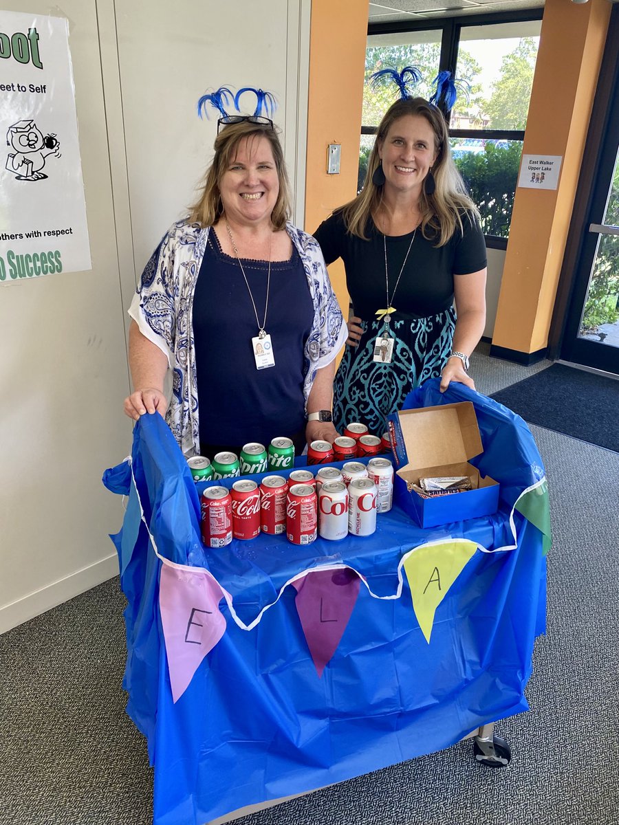 The <a href="/HumbleISD_OE/">Oaks Elementary</a> “ELAS Prize Patrol” was in full swing this afternoon!! Teachers were rewarded with a sweet treat 🥤🍬 for entering their assessment data on time. 🎉 
⁦<a href="/kellebanda/">kelle</a>⁩ ⁦<a href="/DianeBurkeRead/">Diane Burke M. Ed., CALT</a>⁩ ⁦<a href="/Humble_ElemELA/">Humble ISD Elementary ELA</a>⁩
