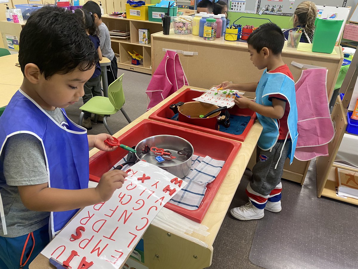 Msdiaz2468's tweet photo. Did somebody say alphabet soup? We had a blast spooning out letters and matching them! Weโll be making alphabet soup all week #LetterIdentification #Preschool #DualLanguage #EarlyLiteracy https://t.co/mkX7uDgZ65