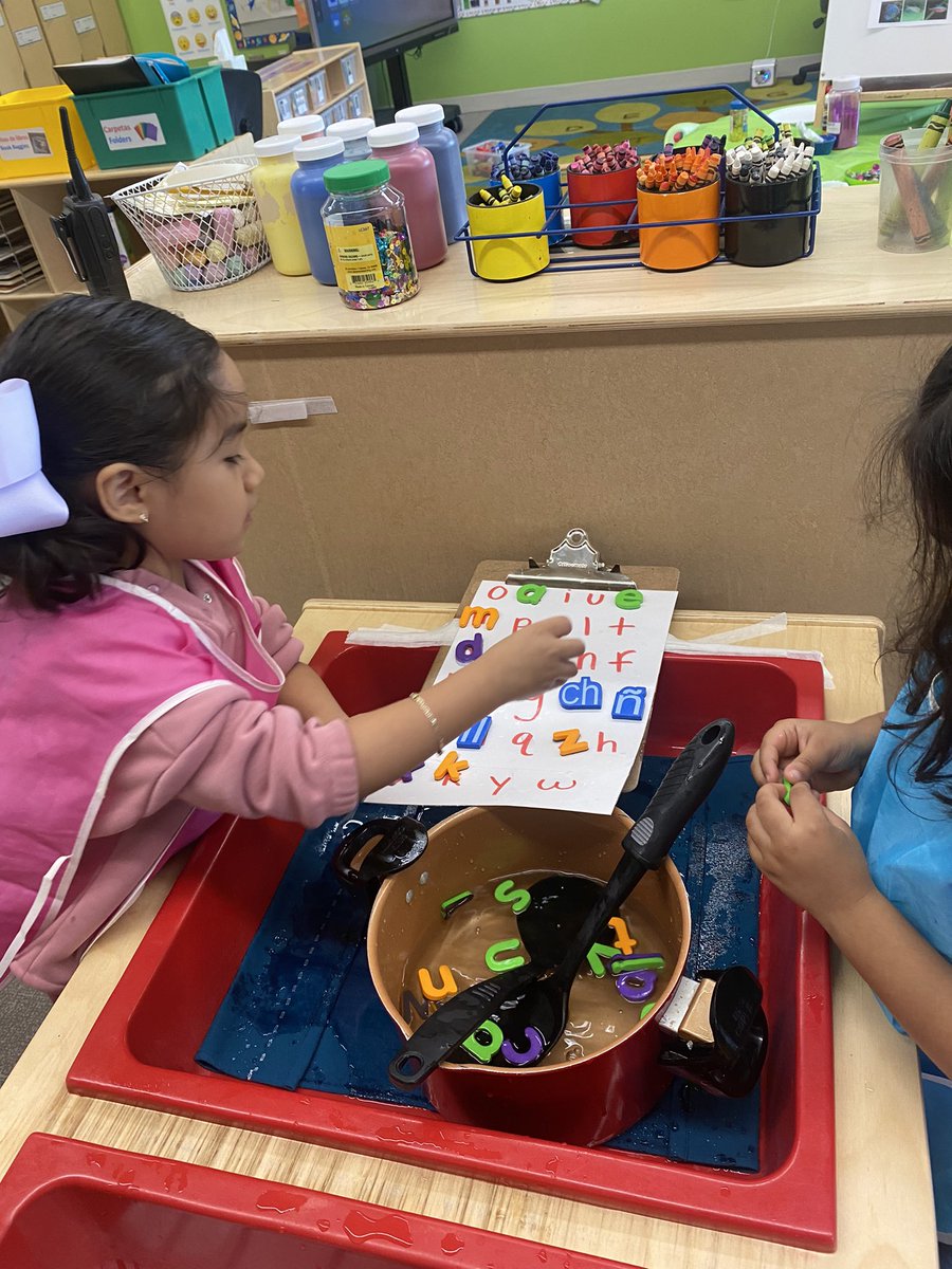 Msdiaz2468's tweet photo. Did somebody say alphabet soup? We had a blast spooning out letters and matching them! Weโll be making alphabet soup all week #LetterIdentification #Preschool #DualLanguage #EarlyLiteracy https://t.co/mkX7uDgZ65