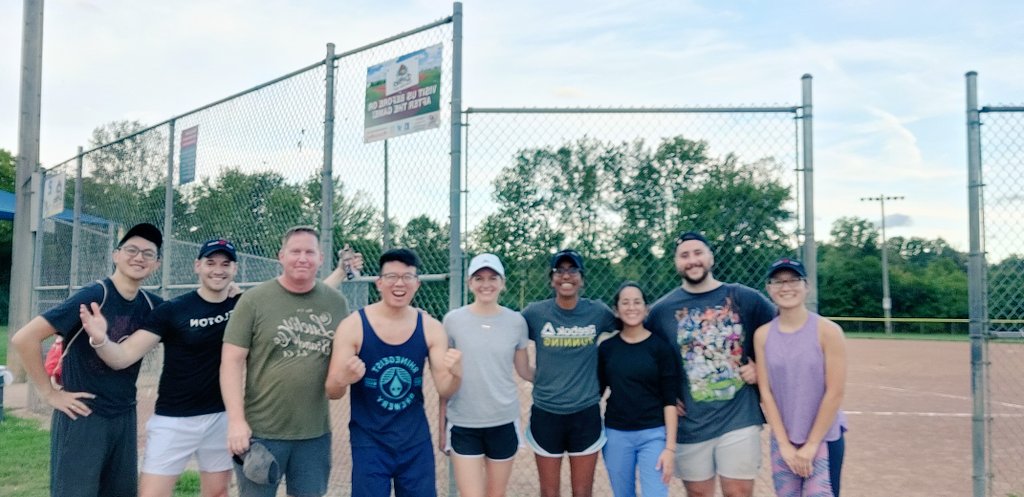Find yourself a residency where you join a kickball league <a href="/OhioStateSurg/">Ohio State Wexner Medical Center Surgery Dept.</a> <a href="/OSUWexMed/">The Ohio State University Wexner Medical Center</a> <a href="/SSrinivasMD/">Shruthi Srinivas, MD, MPH</a> <a href="/shsunsta/">Steven Sun</a> <a href="/DrJordson/">Jordy Stafford</a>  <a href="/ahmadhamad4/">Ahmad B. Hamad, MD, MS</a> #surged #meded 
...and make your attending jog for warmups