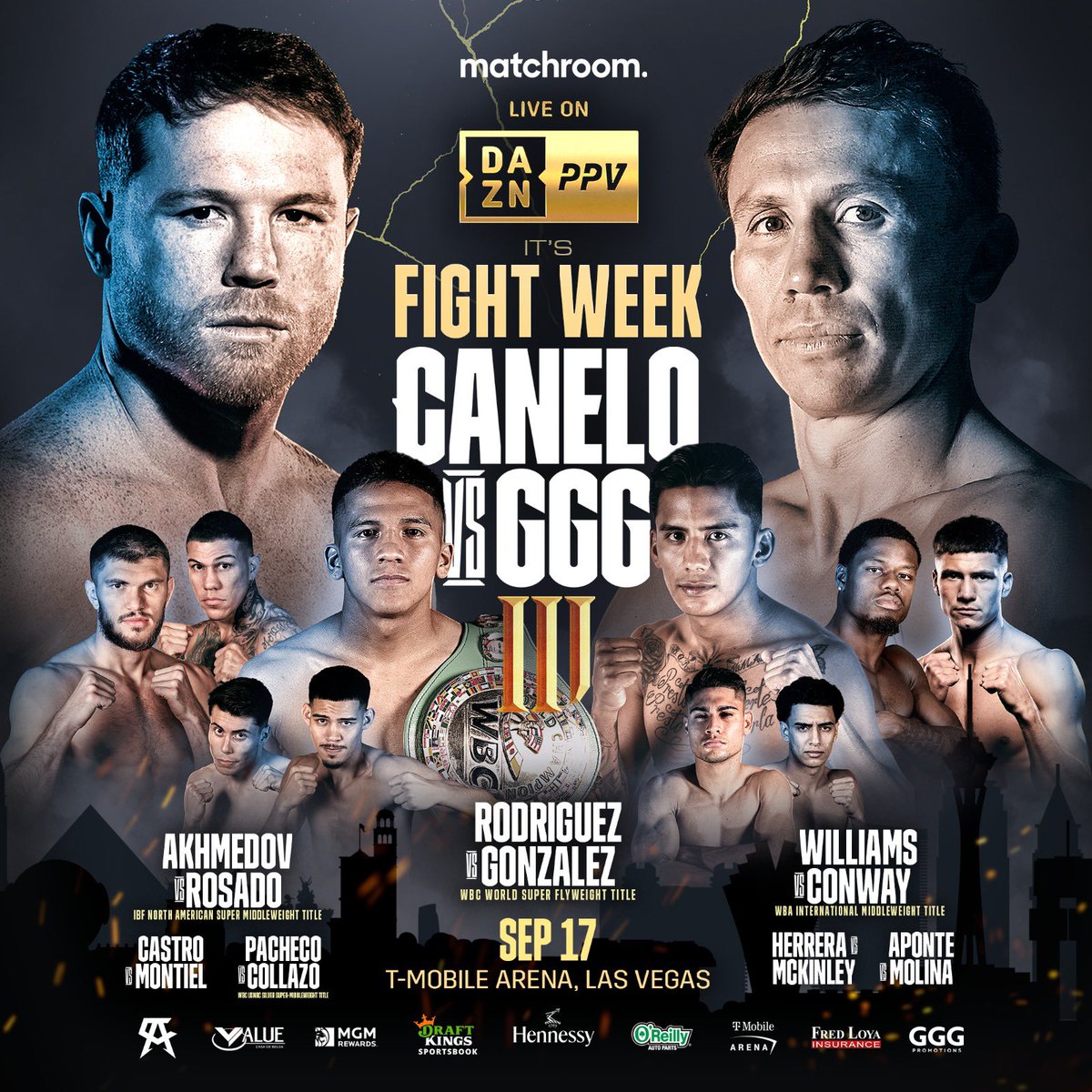 EddieHearn's tweet photo. The time has come..FIGHT WEEK!!! Vegas touch down 🔥 @DAZNBoxing https://t.co/evW1GICqmZ