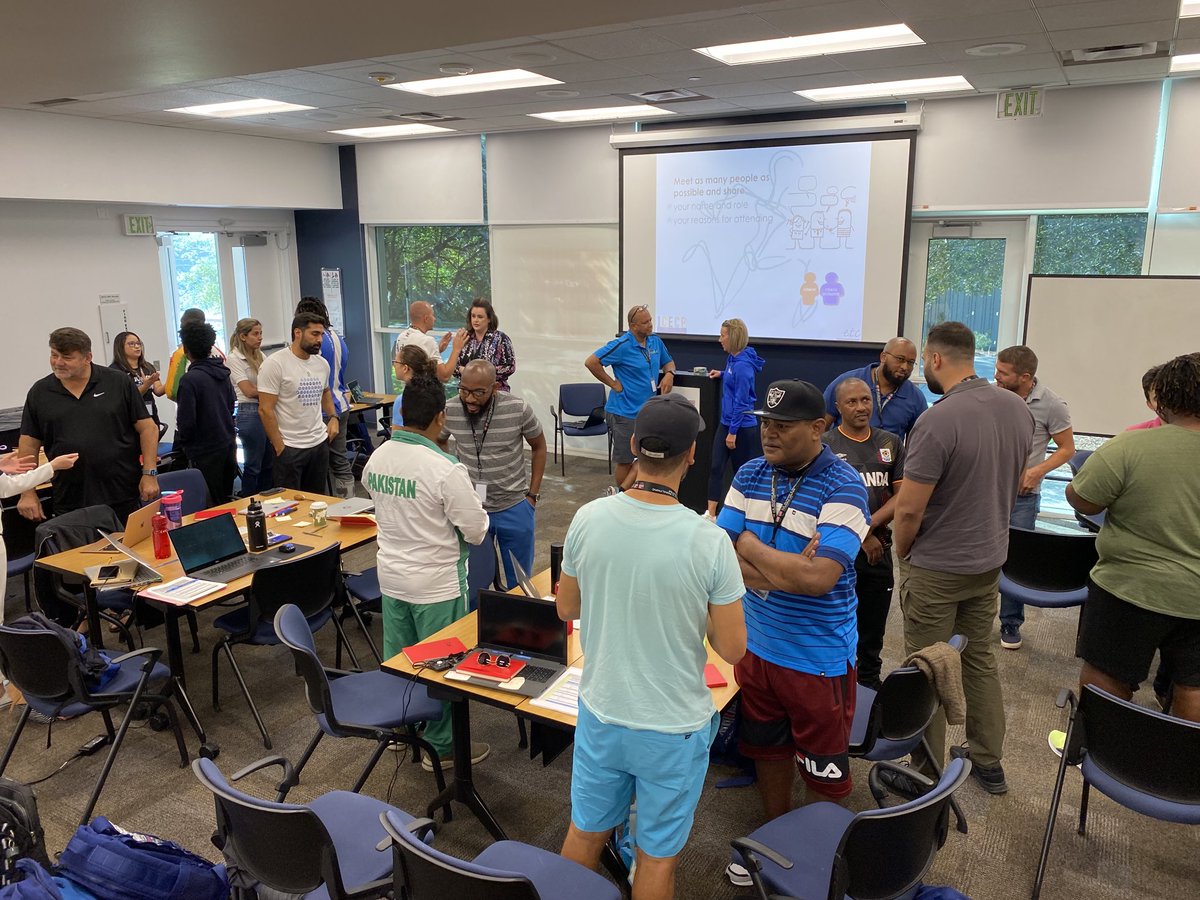 etcconsultants's tweet photo. Having been waiting since 2020, 36 #ICECP coaches have made it to Colorado Springs for the in-person phase of the ⁦⁦⁦@USOPC_News⁩ @UDelaware⁩ program. Adopting a #flippedclassroom approach I was thrilled to start the week with a workshop to explore coach learning!! https://t.co/GFTA2ZeMeN