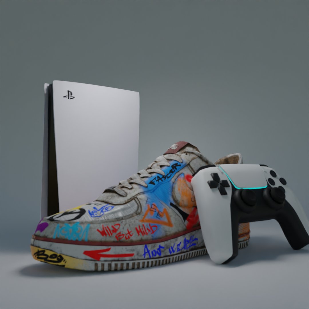 EggzyKenneth's tweet photo. Fashion, video games and art 😁👌 

#blenderartist #blenderguru #blendernation #blender3d #nft #nftart #nftartist #NFTCommunitys #beginner3dartist #adobecreativecloud #Blendercommunity #Shoes #fashion #PlayStation5
#PlayStationShowcase https://t.co/sI9u8tWmxy