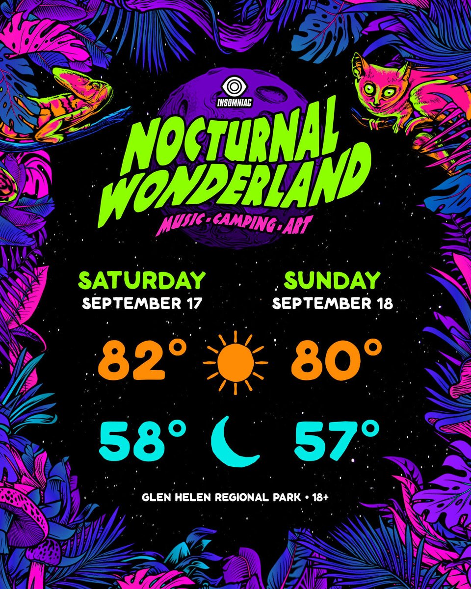 Nocturnal Wonderland map