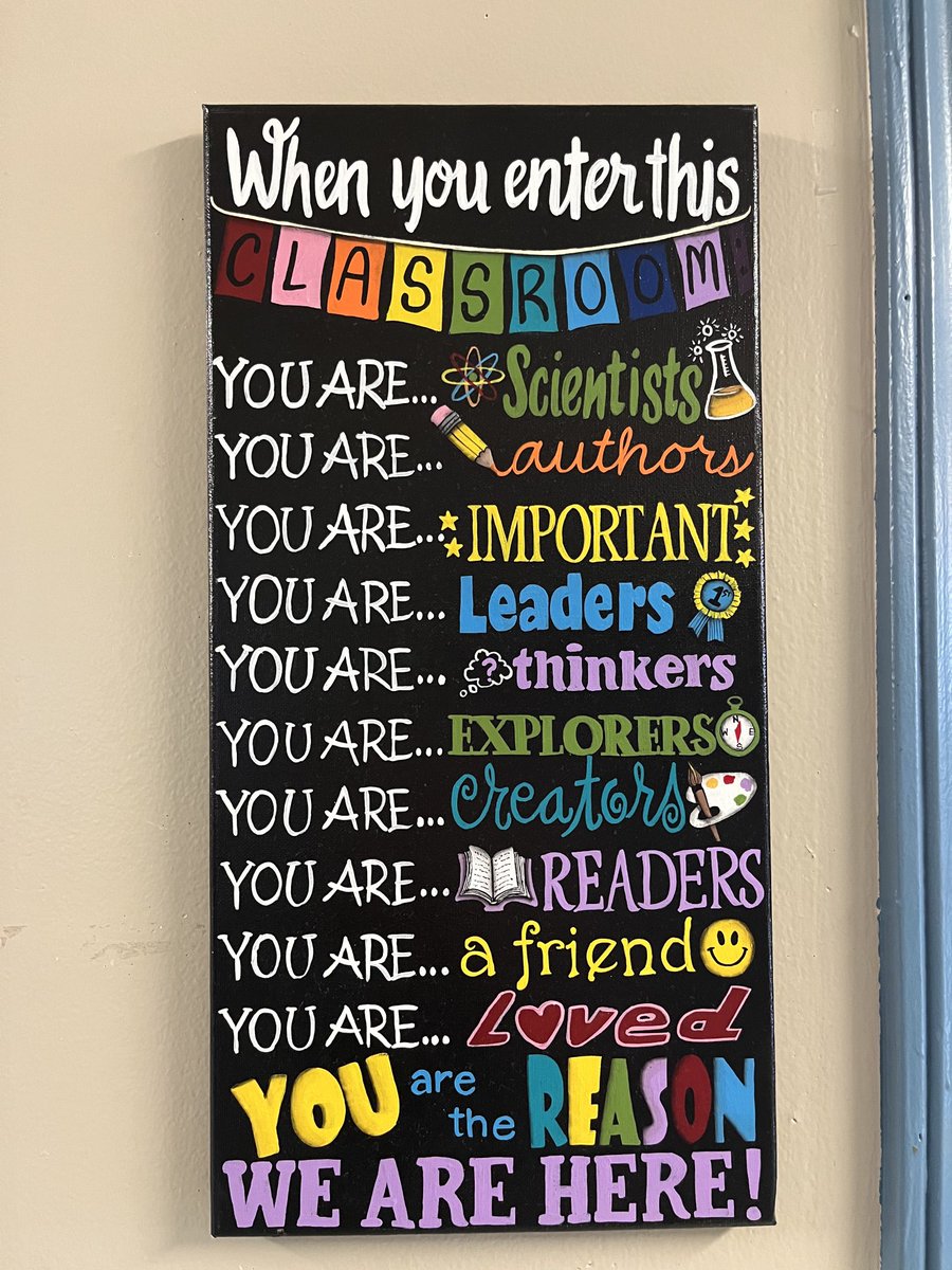 Love this message in Grade 5…warm and welcoming and so true!!!❤️❤️❤️#amazingstudents ⁦@NLESDCA⁩