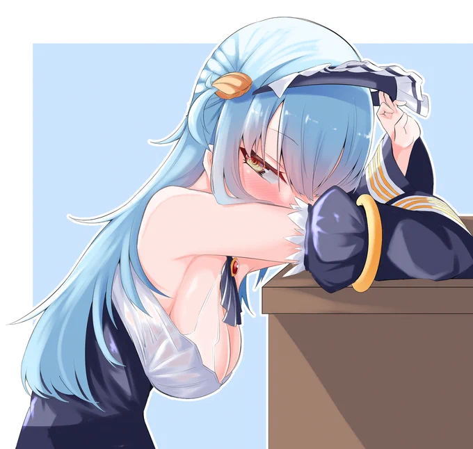 ちらっ #アズールレーン #アズレン #ネプチューン(アズールレーン)  