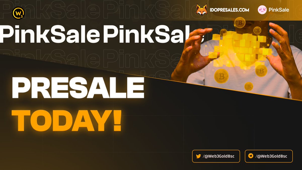 Web3Gold is a platform that aims to encourage investors to rediscover the value of gold in the world of Web3. 🪙

🟨 Low Taxes
🟨 No Unlocked Tokens
🟨 Live Staking App
🟨 Multi-Chain Intent
🟨 Auto Burn
🟨 Great Marketing Plan

Join TG: t.me/Web3GoldBsc