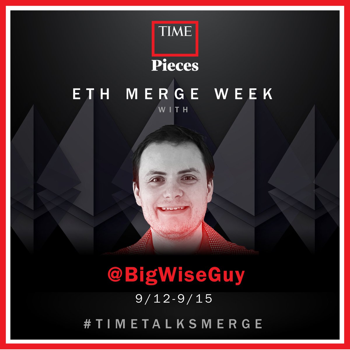 TIMEPieces's tweet photo. Can you still mine #Ethereum post-merge?
Will gas be affected?
Will you get an extra #Eth token?

@MrBigWiseGuy here, and I'm taking on the #ETHMerge, right here, all week and answering your BIGGEST QUESTIONS 🙌

Turn those post notifs ON. Don't miss a thing🔔⤴️ #TIMETalksMerge https://t.co/AhDWVGapiQ
