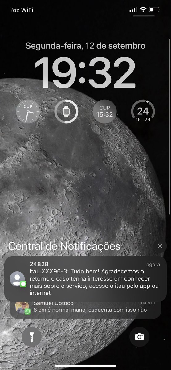 jhowsiel's tweet image. atualizei pro iOS 16 adorei a nova tela de bloqueio