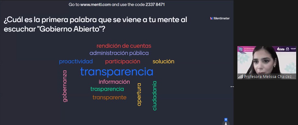 La Comisionada de este Instituto, <a href="/navysanmartin/">Marina San Martín</a> asiste a la clase de <a href="/MeliChaidez/">Melissa Chaidez.</a>, coordinadora del Núcleo de la Sociedad Civil para el #GobiernoAbierto en México, quien imparte el Módulo 5 de la 12ª edición del Diplomado virtual 2022 #INFOCDMX y <a href="/CECAD_UAMX/">CECAD UAM Xochimilco</a>. 
#CapacitaciónINFO
