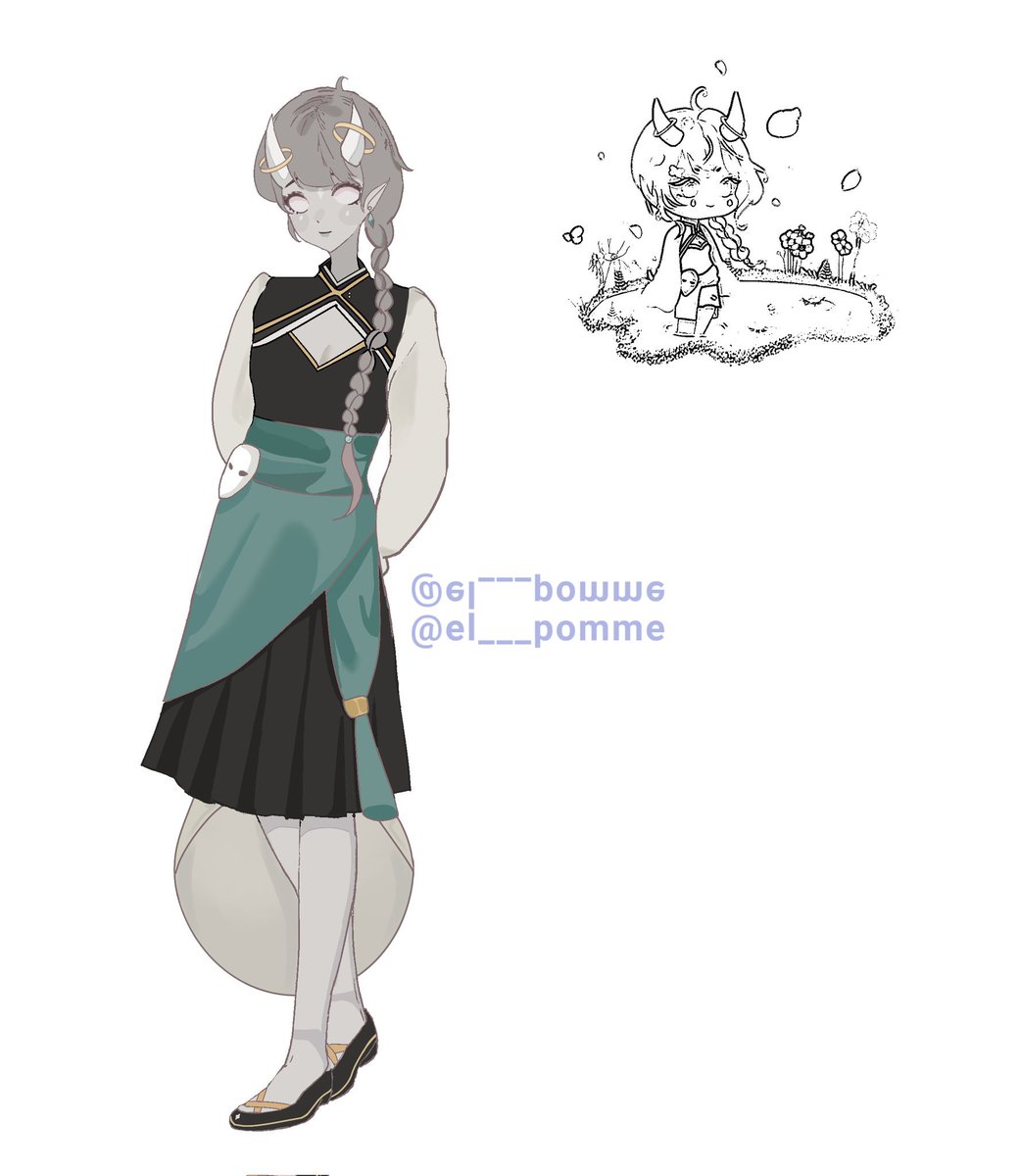 Good morning ~ reference sheet wip>< (commish for this are still open)